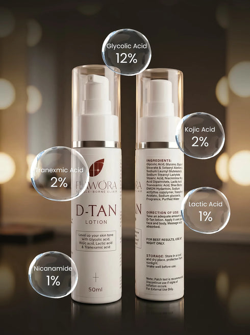 Flawora's D Tan Lotion