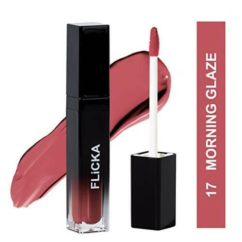 FLiCKA Set and Attack Liquid Matte Lipstick 17 Morning Glaze | Nude