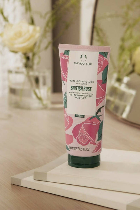 The Body Shop British Rose LotionToMilk
