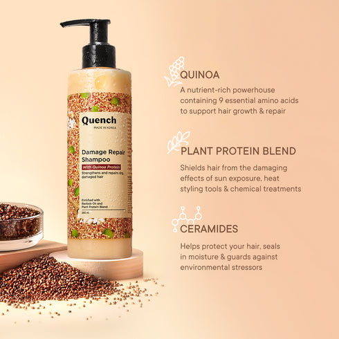 Quench Damage Repair Shampoo with Quinoa Protein