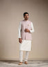 Manyavar Rose Shadow Pink Self Patterned Half Jacket