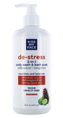 Kiss My Face De Stress 2 in 1 Body Wash & Bath Soak Cedarwood Bergamot