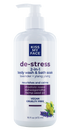Kiss My Face De Stress 2 in 1 Body Wash & Bath Soak Lavender Ylang Ylang