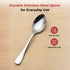 Vinod Decora Stainless Steel Baby Spoon Set of 12 Piece Heavy Gauge Steel Mirror Finish Rust Free Tough Strong and Durable