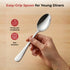 Vinod Decora Stainless Steel Baby Spoon Set of 12 Piece Heavy Gauge Steel Mirror Finish Rust Free Tough Strong and Durable