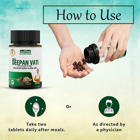 Jeena Sikho Deepan Vati Tablets for Appetite and Digestion