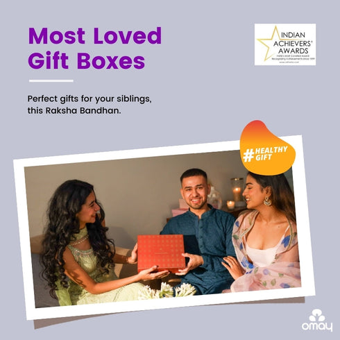 Omay Foods Delicious Delicacies Bhai-Bhabhi Rakhi Gift Box