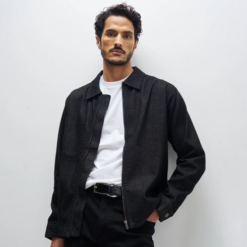 XYXX Denim Jacket - Pitch Black