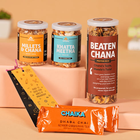 Omay Foods Desi Treats Reading Ready Box