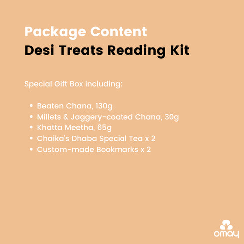 Omay Foods Desi Treats Reading Ready Box