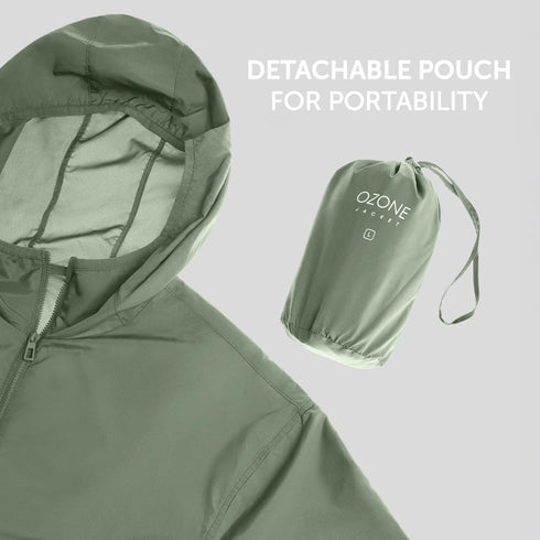 XYXX Ozone Polyester Parka Jacket - Sage Green