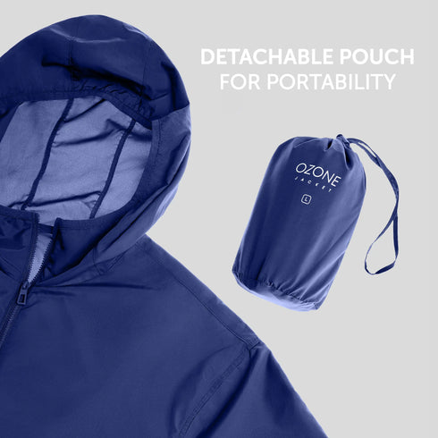 XYXX Ozone Polyester Parka Jacket - Estate Blue