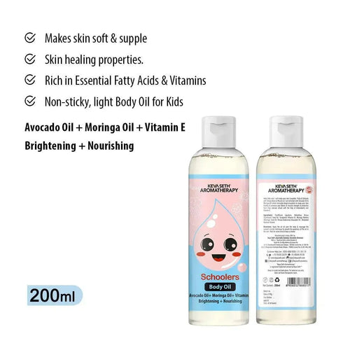 Keya Seth Aromatherapy Schoolers Body Oil Ultra-Light Brightening & Nourishing Massage Oil