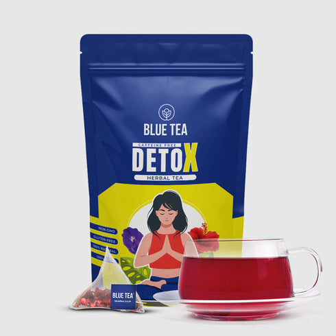 Blue Tea Detox Herbal Tea | 30 Tea Bags