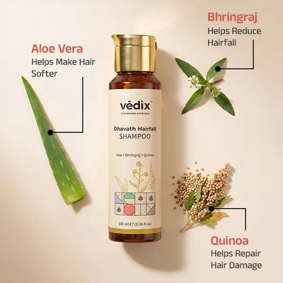 Vedix Dhavath Shampoo With Bhringraj & Aloe Vera