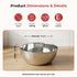 Vinod Stainless Steel Maharaja Bowl Set of 12 Pieces 150 ml Highest Grade Steel Durable and Strong Dishwasher Safe and Rust Free