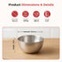 Vinod Stainless Steel Two Tone Bowl Set of 12 Pieces 250 ml Highest grade Steel Tough and Strong Build Rust Free and Dishwasher Safe