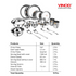 Vinod 18 Pieces Stainless Steel Dinner Set with Mirror finish Heavy Gauge steel Rust free Durable Dishwasher safe and ISI Certified