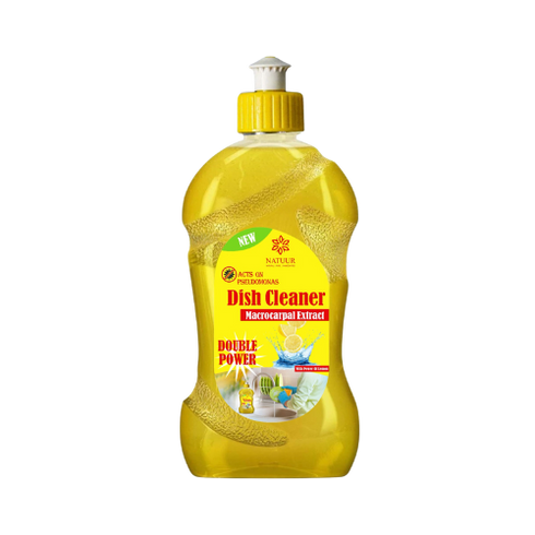 Natuur Lemon Dish Cleaner (Effective, Safe & Gentle on Hands)