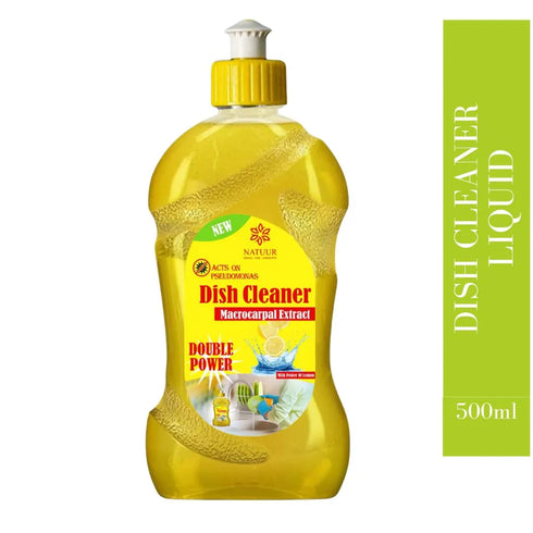 Natuur Lemon Dish Cleaner (Effective, Safe & Gentle on Hands)