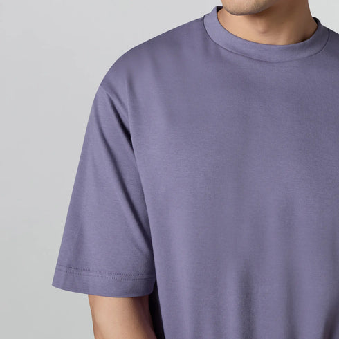 XYXX Drift Cotton Oversized T-shirts Dusty Purple