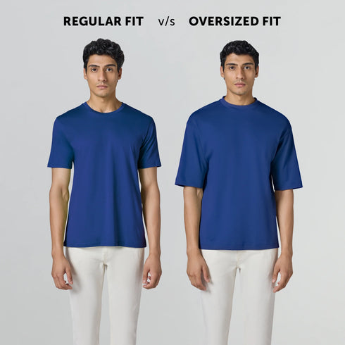 XYXX Drift Cotton Oversized T-shirts Midnight Blue