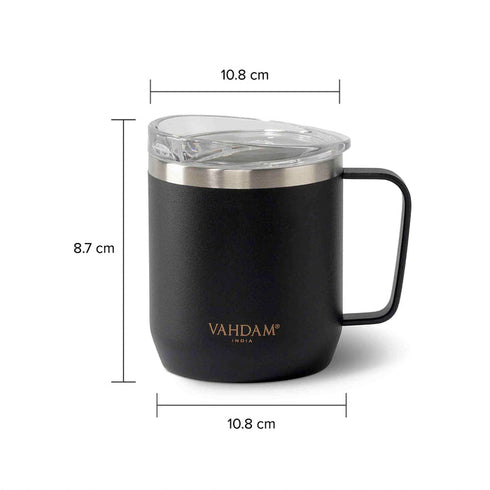 Vahdam Tea Drift Mug Insulated Black