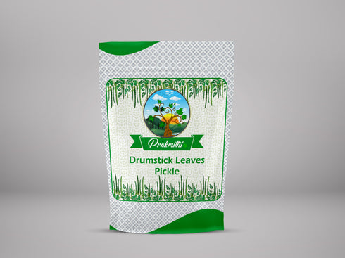 Prakruthi Munagaku Pickle | Drutick Leaves Achaar