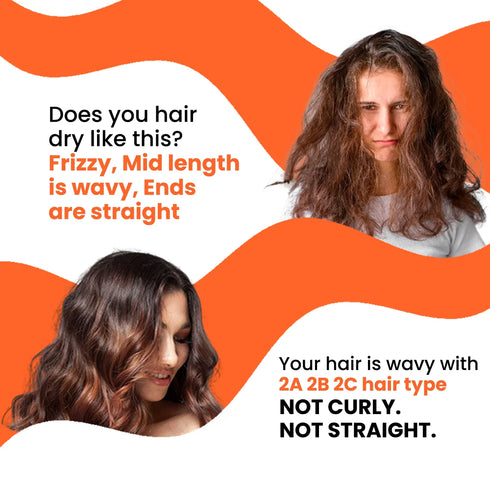 Curlvana Zero Frizz Non Drying Wavy Hair Shampoo