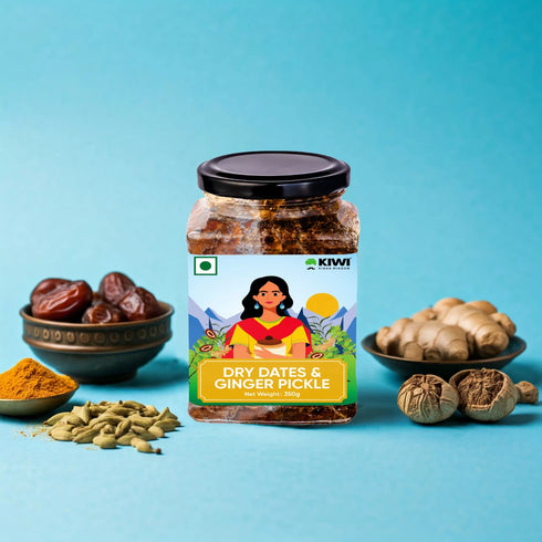 Kiwi Dry Dates & Ginger Pickle