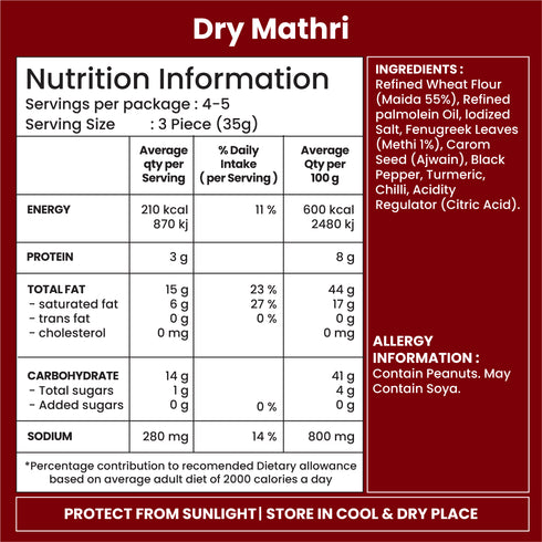 Jabsons Foods Dry Mathri