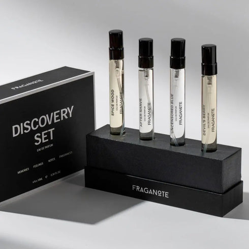 Fraganote discovery set for him