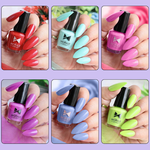 Moraze Cosmetics 6 Glamorous Nail Polish Kit Copy
