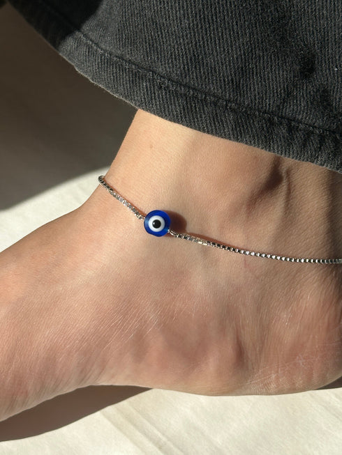 Arkaye Jewels Livia Evil Eye Anklet