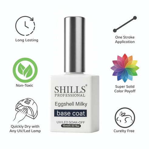Shills Professional Eggshell Milky Base Coat