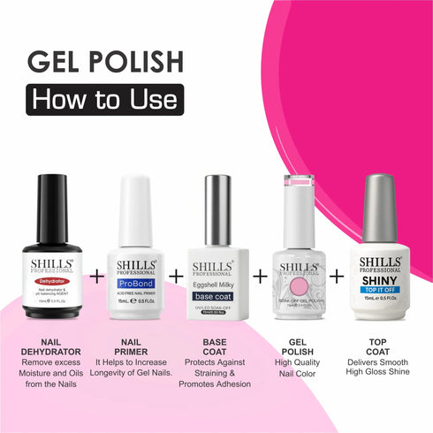 Shills Professional Eggshell Milky Base Coat