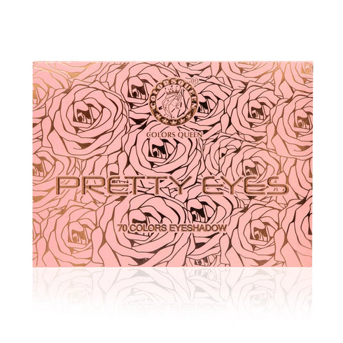 Colors Queen Pretty Eyes Eyeshadows 70 Colors Palette | 140 Gram