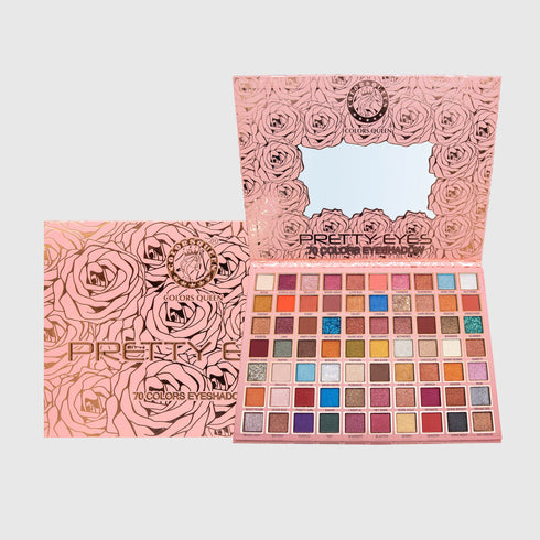 Colors Queen Pretty Eyes Eyeshadows 70 Colors Palette | 140 Gram