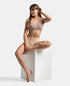 Jockey Wirefree Padded Cotton Stretch Full Coverage Lounge and Sleep Bra with Removable Pads - Mocha