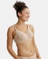 Jockey Wirefree Non Padded Cotton Stretch Full Coverage Plus Size Bra with Side Panel Support - Light Skin