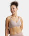 Jockey Wirefree Non Padded Cotton Stretch Full Coverage Plus Size Bra Plush Lining Cup - Mocha