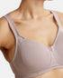 Jockey Wirefree Non Padded Cotton Stretch Full Coverage Plus Size Bra Plush Lining Cup - Mocha