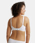 Jockey Wirefree Non Padded Cotton Stretch Full Coverage Minimizer Bra - White