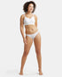 Jockey Wirefree Non Padded Cotton Stretch Full Coverage Minimizer Bra - White
