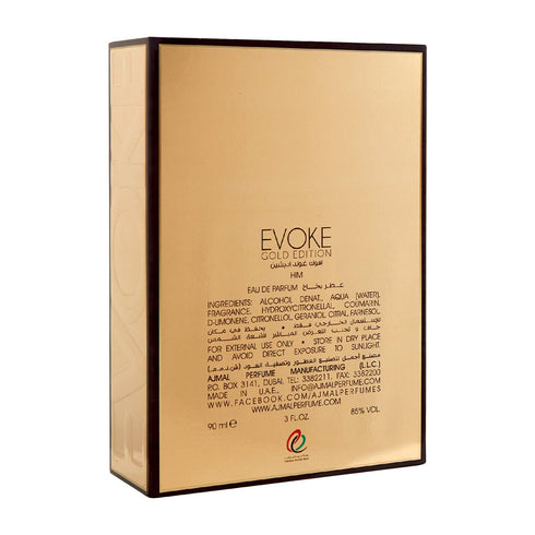 Ajmal Perfumes India EVOKE GOLD EDITION Perfume for Men