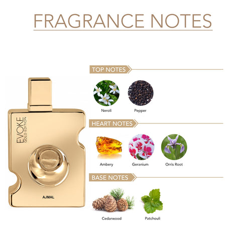 Ajmal Perfumes India EVOKE GOLD EDITION Perfume for Men