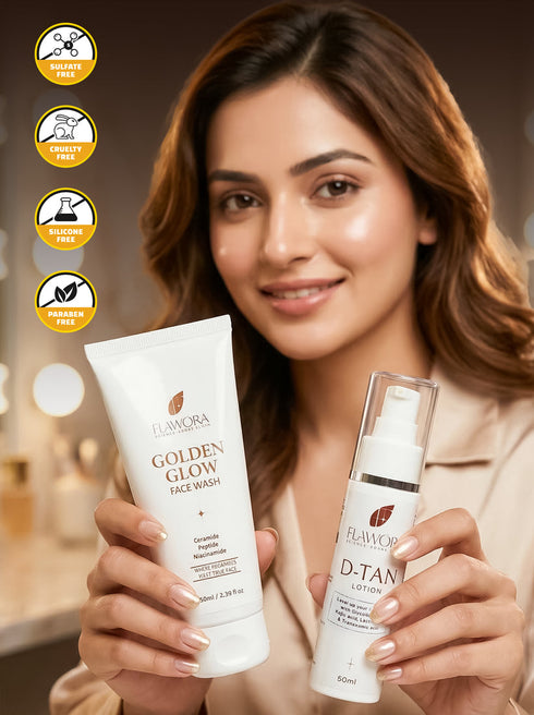 Flawora Facewash and DTAN