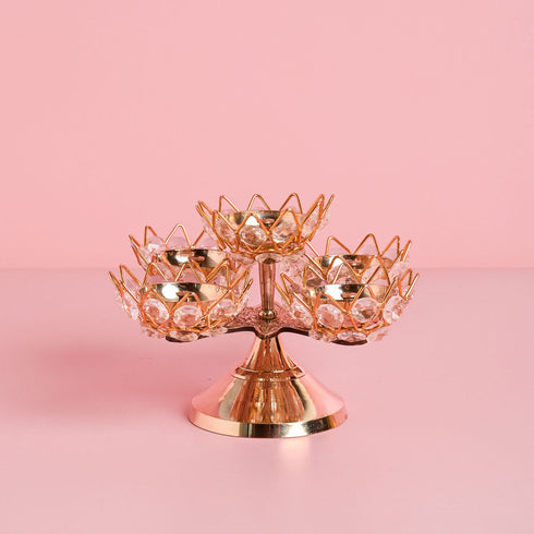 Samskara Home Embellished Panch Arti Diya