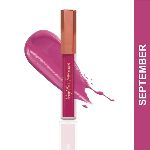 FLiCKA Weightless Impression 09 September | Purple Matte Finish Liquid Lipstick