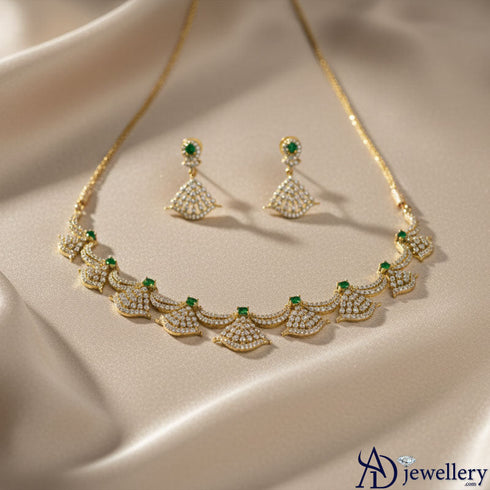 Emerald Majesty Necklace Set